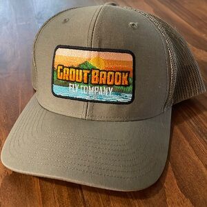 Grout Brook fly co trucker hat